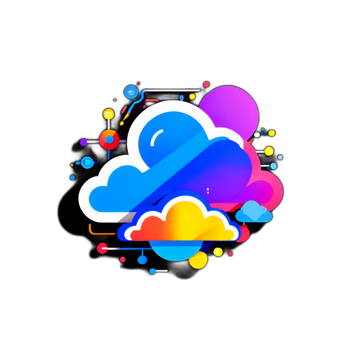 Futuristikong Cloud Computing Visual