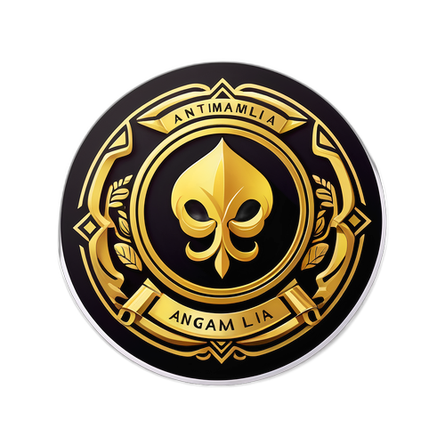 Stiker Logo Antam Emas