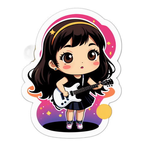 可愛いデフォルメデザインのリサ・ワタナベがステージでパフォーマンス