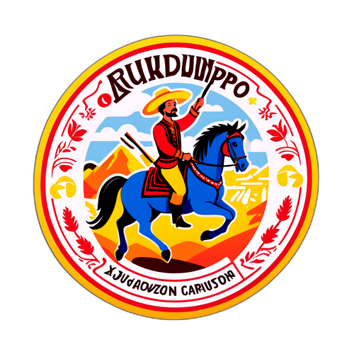 Sticker z wydarzeniami związanymi z "Augustowskim obławą"