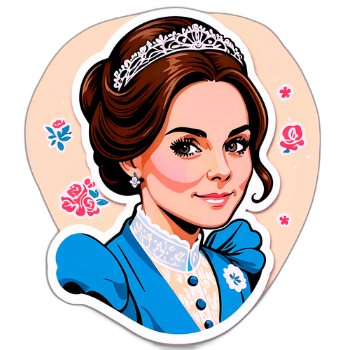 Vintage Kate Middleton matrica
