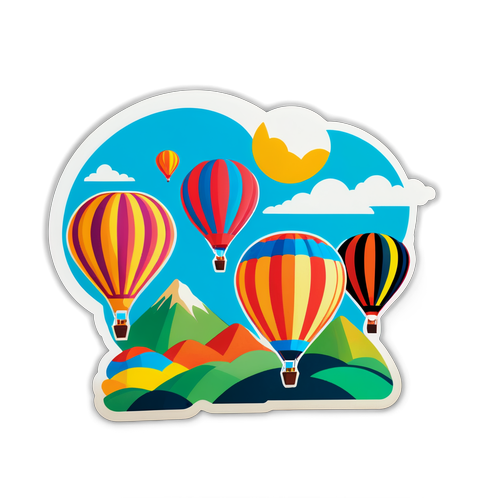 Soaring into Joy: Discover the Whimsical World of Colorful Hot Air Balloons!