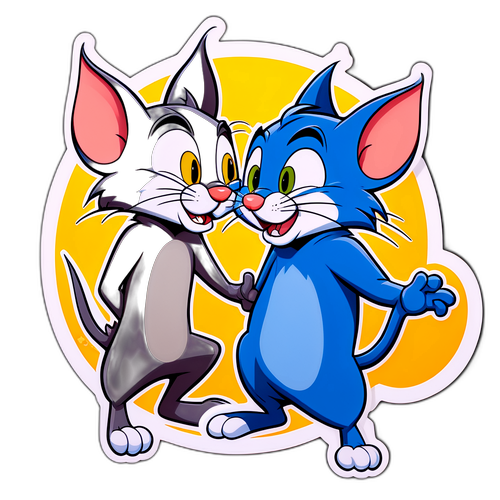 トムとジェリーのユーモラスな敵対関係のデザイン