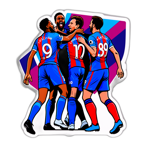 水晶宮與熱刺經典對決紀念貼紙