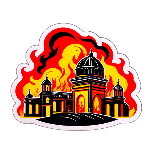 Scenă dramatică cu incendiu în Târgoviște