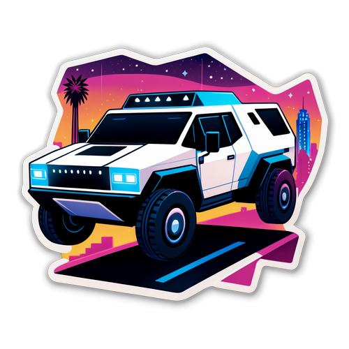 Cybertruck Launch Celebration Sticker