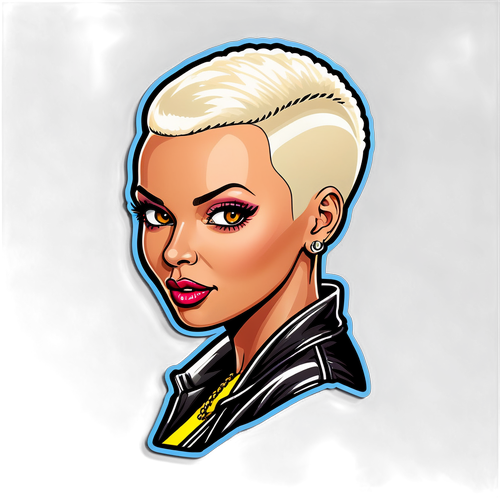 Malupit at Makabago! Amber Rose sa Kanyang Pinaka-Swag na Sticker Design!