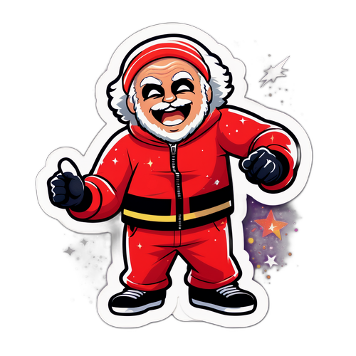 Sticker van Marty Supreme in een dynamische pose