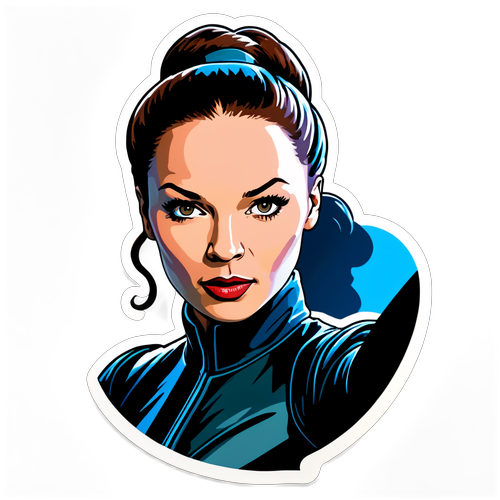 Rebecca Ferguson Dramatiska Klistermärke