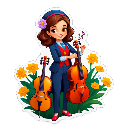 Pommelien Thijs met Muzikale Bloemen
