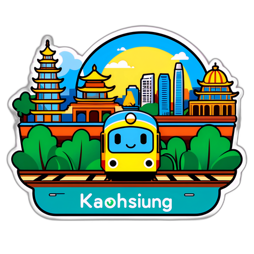 可愛的小火車角色 - 高雄捷運