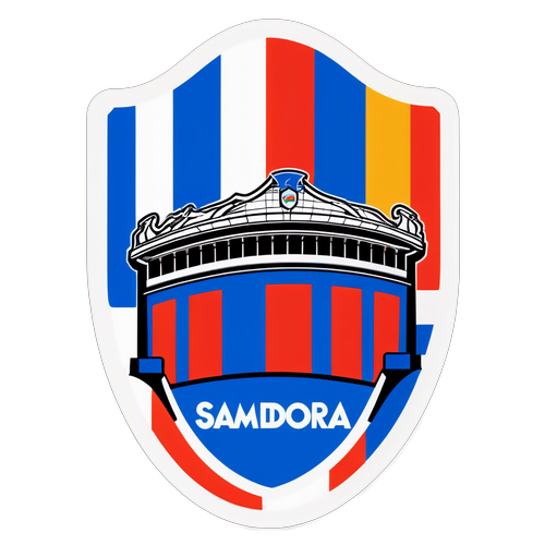 Adesivo Classico dello Stadio Sampdoria