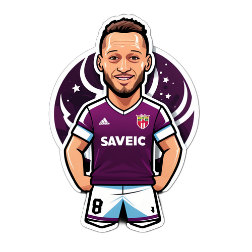 Vivid designed Sticker von Arnautovic