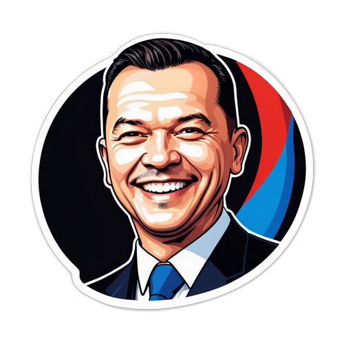 Autocolant cu Sorin Grindeanu