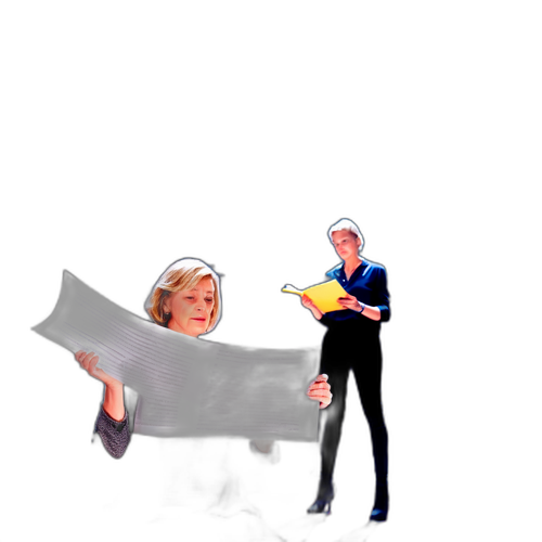 Sandra Hüller sur scène
