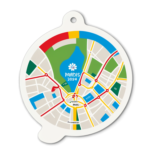 Fierté et Passion Olympique : Découvrez la Carte de Paris des Jeux 2024!