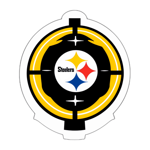 Pittsburgh Steelers Football Sticker