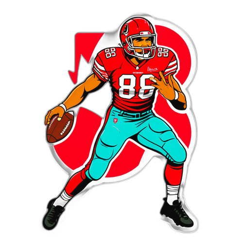 Tony Gonzalez Football Sticker