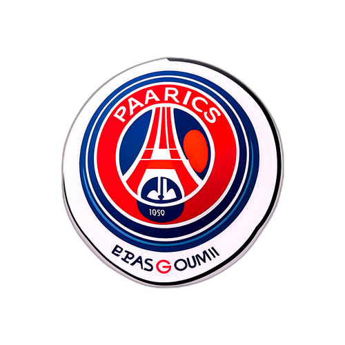 巴黎聖日耳曼及拜仁慕尼黑徽章貼紙