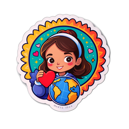 En sticker som fanger essensen av Marta Huerta de Aza