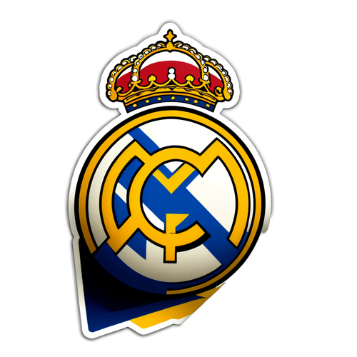 Retro Real Madrid Klistermärke