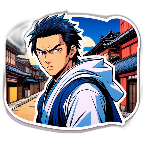 画風スタイルのステッカー：斉藤耕平