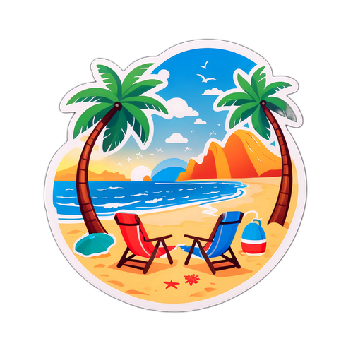 澳大利亚海滩场景