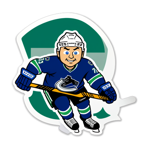 Autocollant humoristique des Vancouver Canucks