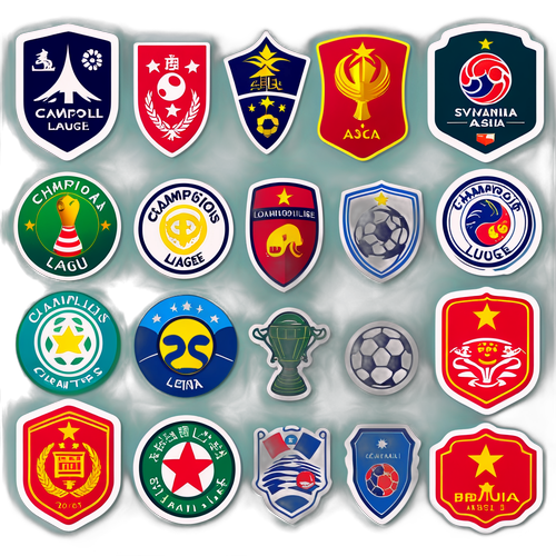 Stickers về Giải vô địch bóng đá châu Á