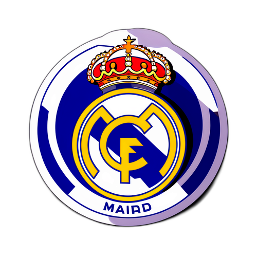 Nálepka s logem Real Madrid