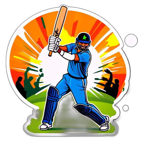 क्रिकेट फीवर स्टिकर