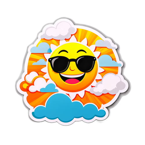 Sun Ceria dengan Kacamata Hitam