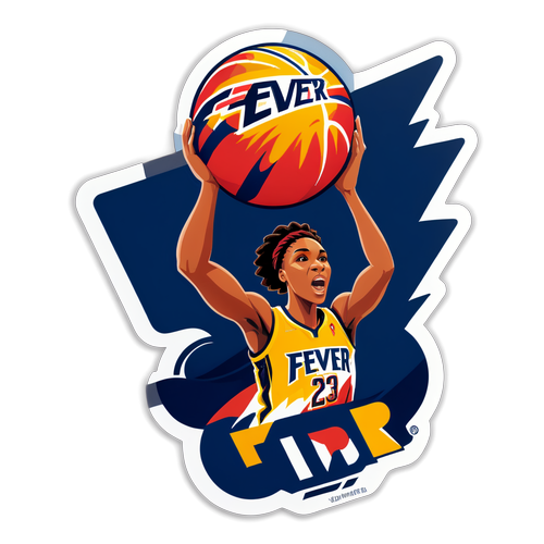 Unleash Your Passion! Ignite Your Gear with the Indiana Fever's Dynamic New Sticker!