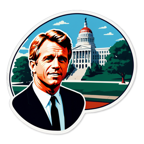 Legacy of Wellness: Robert F. Kennedy Jr. Vintage Sticker