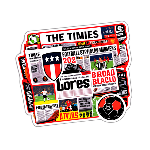 Moderne klistremerke for 'The Times'