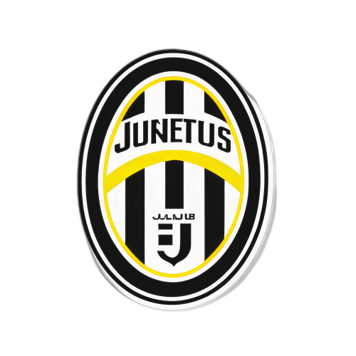 Αυτοκόλλητο με το σήμα της Γιουβέντους και στοιχεία από την ιστορία του συλλόγου