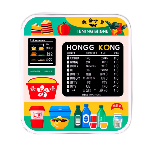 香港機場貼紙設計