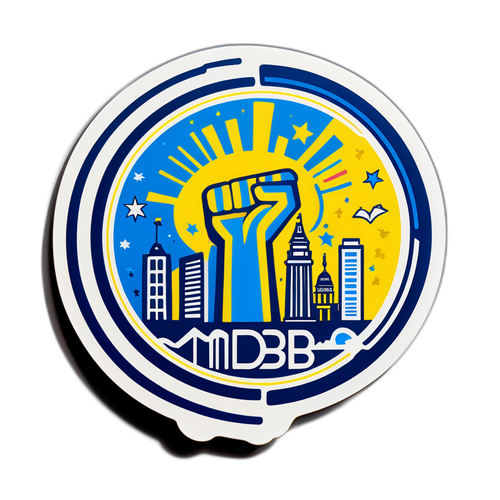 Adesivo com o Logo do MDB