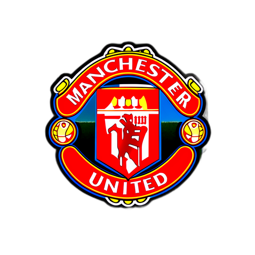 Manchester United-kits på fotballbane