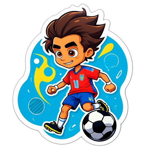 Leonardo Marcos'ın Futbol Temalı Eğlenceli Sticker'ı