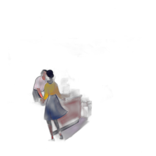 幻想郵局的快樂場景