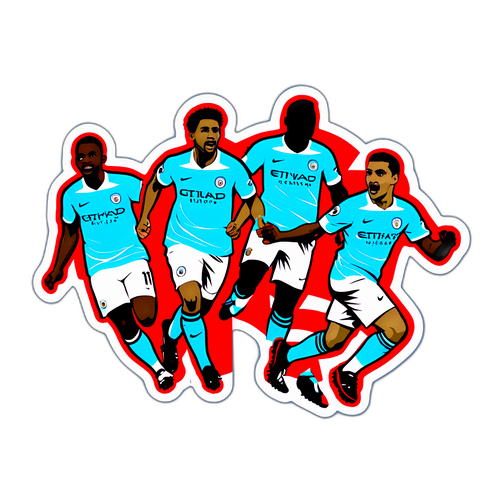 Manchester City Spiller Målfejring