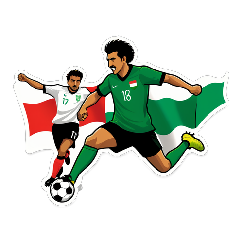 Aksi Memukau! Pertarungan Seru Indonesia vs Arab Saudi di Lapangan Sepakbola!