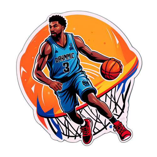 Yannick Shetty im Basketball-Action