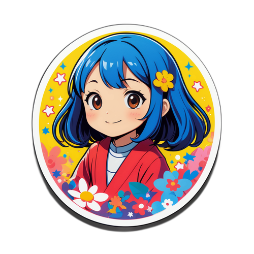 明るい個性を表現したメッセージデザイン
