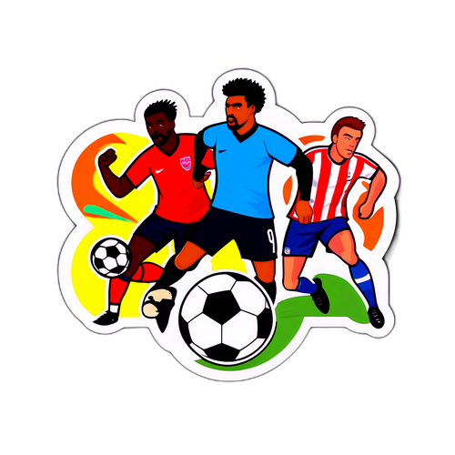 Ευχάριστο αυτοκόλλητο για το 'Soccer Aid'