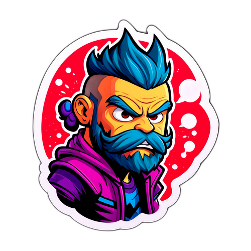 Sticker Divertido de 'Zeballos'