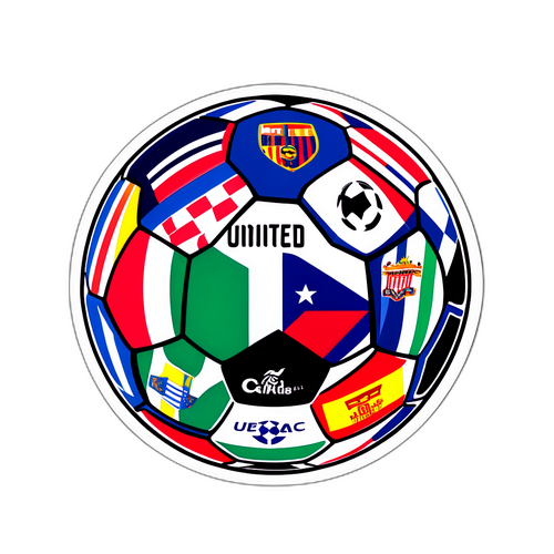 מדבקה אמנותית בכדורגל