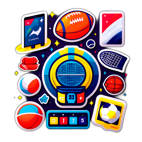 Sticker ya Flashscore yenye Rangi Kibao