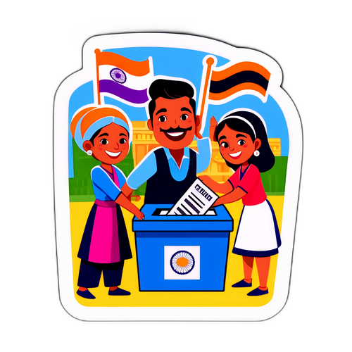 बिहार चुनाव का दृश्य